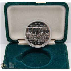 RCM 1982 CONFEDERATION CONSTITUTION $1 COIN