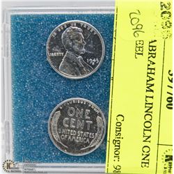 1943 US ABRAHAM LINCOLN ONE CENT STEEL