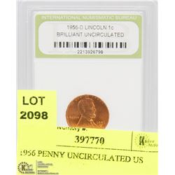 1956 PENNY UNCIRCULATED US