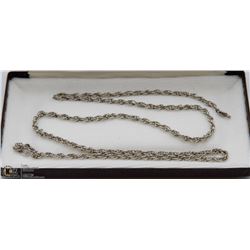 .925 SILVER ROPE-STYLE NECKLACE -