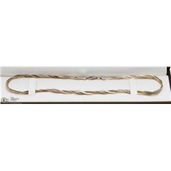 .925 SILVER 3-TONE BRAIDED NECKLACE -