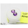 Image 1 : #61  NATURAL PURPLE AMETHYST GEMSTONE 3.5CT