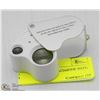Image 1 : JEWELLERS DUAL MAGNIFIER WITH LED LIGHTS 30 + 60