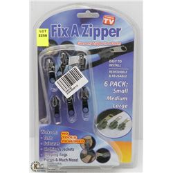 NEW FIX A ZIPPER 6PC KIT