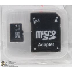 NEW 32GB MICRO SD CARD WITH ADAPTOR