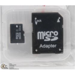 NEW 32GB MICRO SD CARD WITH ADAPTOR