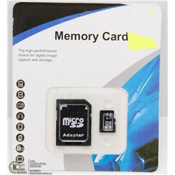 NEW 32GB MICRO SD CARD WITH ADAPTOR