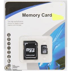 NEW 32GB MICRO SD CARD WITH ADAPTOR