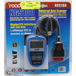 ROADI NGS100 CODE READER UNIVERSAL SCANNER