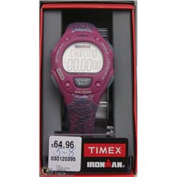 TIMEX IRONMAN WOMENS PINK/GREY WATCH