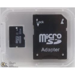 NEW 32GB MICRO SD CARD WITH ADAPTOR