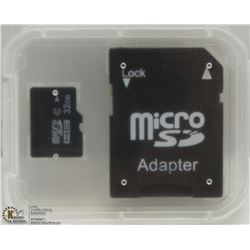 NEW 32GB MICRO SD CARD WITH ADAPTOR