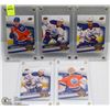 Image 1 : LOT OF 5 OILERS UPPER DECK CASED HOCKEY CARDS
