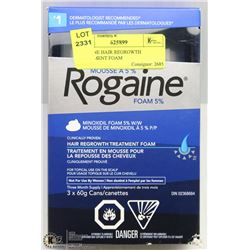 ROGAINE HAIR REGROWTH TREATMENT FOAM