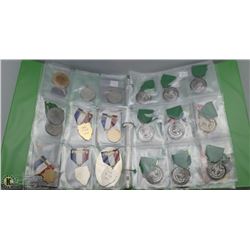 BINDER FULL OF PHOTOGRAPHY MEDALS FROM AROUND THE