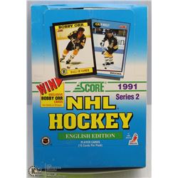 1991 SCORE HOCKEY BOX SERIES 2