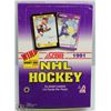 Image 1 : 1991 SCORE HOCKEY BOX 36 PACKS/BOX 15 CARDS/PACK