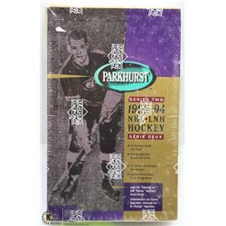 1993 - 94 PARKHURST HOCKEY FACTORY SEALED BOX