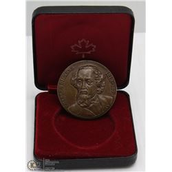 1812/1870 CHARLES DICKENS MEDALLION BRONZE