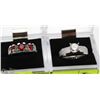 Image 1 : LOT OF 2 WOMENS FASHION RINGS SZ8