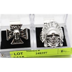 LOT OF 2 BIKER RINGS