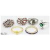 Image 1 : ESTATE LOT OF 6 LADIES RINGS