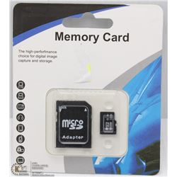 NEW 32GB MICRO SD CARD WITH ADAPTOR