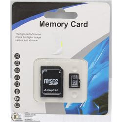 NEW 32GB MICRO SD CARD WITH ADAPTOR