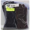 Image 1 : 2 PACK LADIES LEATHER GLOVES SIZE SMALL