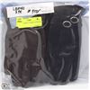 Image 1 : 2 PACK LADIES LEATHER GLOVES SIZE SMALL