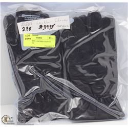 2 PACK MENS LEATHER GLOVES SIZE SMALL