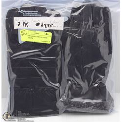 2 PACK MENS LEATHER GLOVES SIZE MEDIUM