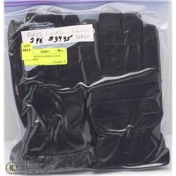 2 PACK MENS LEATHER GLOVES SIZE LARGE