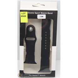 FALY SILICONE SPORT BAND FOR APPLE WATCH BLACK