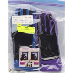2 PACK LADIES SPANDEX TEXTING GLOVES