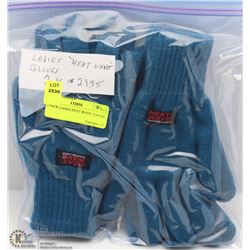 2 PACK LADIES HEAT WAVE GLOVES