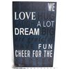 Image 1 : NFL CHEER FOR THE EAGLES WOOD WALL HANGING