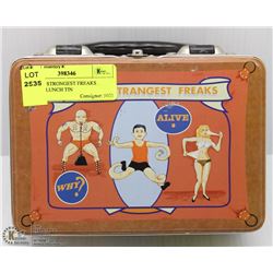 WORLDS STRONGEST FREAKS REPTILE LUNCH TIN