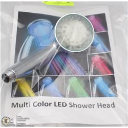 MULTICOLOR LED LIGHT SHOWER HEAD IN CHROME