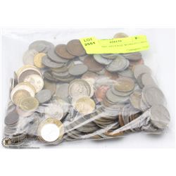 LOT OF 200+ VINTAGE WORLD COINS