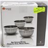 Image 1 : IMPERIAL HOME 4PC STAINLESS STEEL MIXING BOWLS