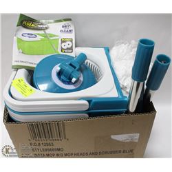 BIG BOSS INSTA-MOP PAIL INCLUDED IS TWO MOP HEADS