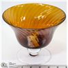 Image 1 : LARGE VINTAGE AMBER BOWL