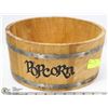 Image 1 : WOODEN POPCORN BOWL