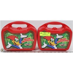 PAIR OF UNIVERSAL STUDIOS WOODY WOODPECKER