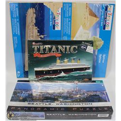 NEW 4 PUZZLES TITANIC