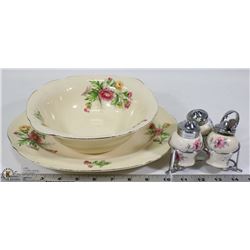 ANTIQUE 4 PC CRUET SET