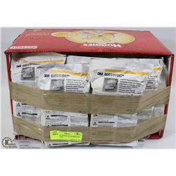 BOX OF 25 ASSORTED RESPIRATOR CARTRIDGES