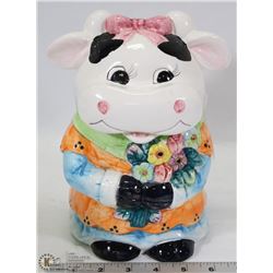 GIBSON HOUSEWARES SISTER COW COOKIE JAR