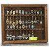 Image 1 : VINTAGE SPOON COLLECTION WITH WOOD GLASS